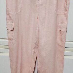Wonderly Pink Cargo Style Pants with Pockets